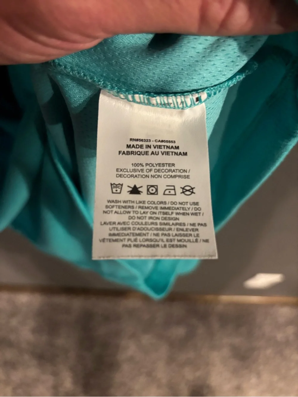Nike Teal Dri-FIT Half-Zip Pullover